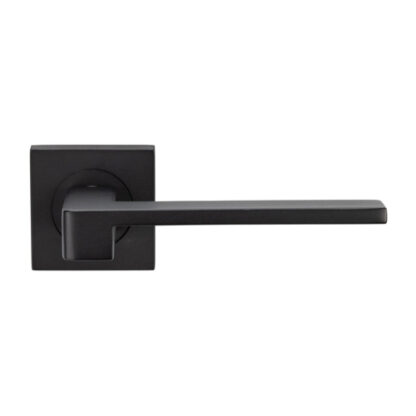 Serozzetta SZM370MB Serozzetta Equi Lever on Square Rose (LEAD TIME: 2-3 DAYS)