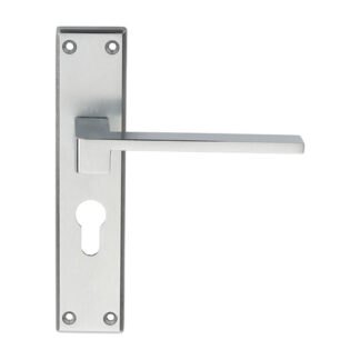 Serozzetta SZM371YSC Serozzetta Equi Lever on Euro Lock Backplate (LEAD TIME: 2-3 DAYS)