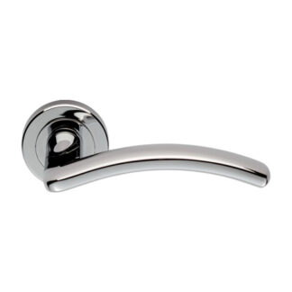 Serozzetta SZM380CP Serozzetta Design Lever on Round Rose (LEAD TIME: 2-3 DAYS)