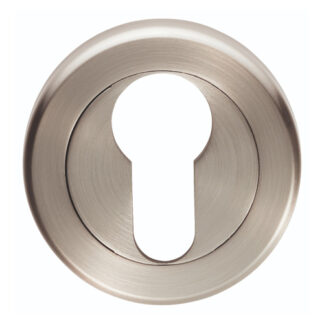 Serozzetta SZR001SN Serozzetta Euro Profile Escutcheon Satin Nickel (LEAD TIME: 2-3 DAYS)