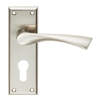 Serozzetta SZR021YSN Serozzetta Venti Lever on Euro Lock Backplate (LEAD TIME: 2-3 DAYS)