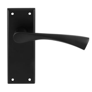 Serozzetta SZR022MB Serozzetta Venti Lever on Latch Backplate (LEAD TIME: 2-3 DAYS)