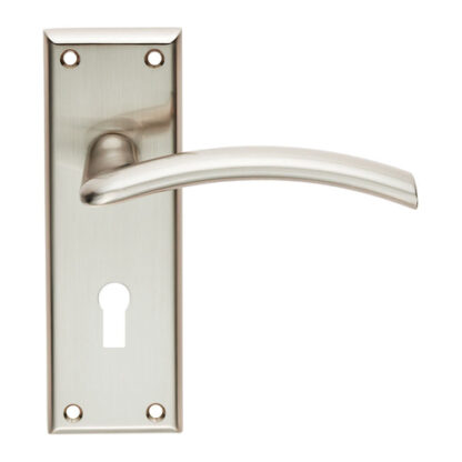 Serozzetta SZR031SN Serozzetta Trenta Lever on Lock Backplate (LEAD TIME: 2-3 DAYS)