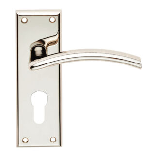 Serozzetta SZR031YPN Serozzetta Trenta Lever on Euro Lock Backplate (LEAD TIME: 2-3 DAYS)