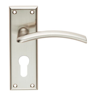 Serozzetta SZR031YSN Serozzetta Trenta Lever on Euro Lock Backplate (LEAD TIME: 2-3 DAYS)