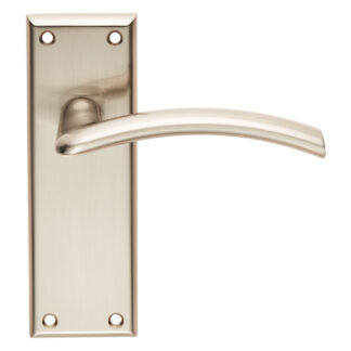 Serozzetta SZR032SN Serozzetta Trenta Lever on Latch Backplate (LEAD TIME: 2-3 DAYS)