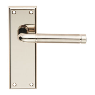 Serozzetta SZR042PNSN Serozzetta Quaranta Lever on Latch Backplate (LEAD TIME: 2-3 DAYS)
