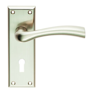Serozzetta SZR051SN Serozzetta Cinquanta Lever on Lock Backplate (LEAD TIME: 2-3 DAYS)
