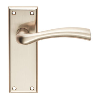 Serozzetta SZR052SN Serozzetta Cinquanta Lever on Latch Backplate (LEAD TIME: 2-3 DAYS)
