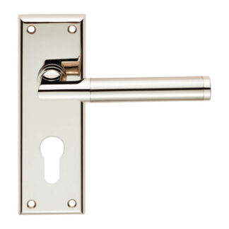 Serozzetta SZR061YPNSN Serozzetta Sessanta Lever on Euro Lock Backplate (LEAD TIME: 2-3 DAYS)