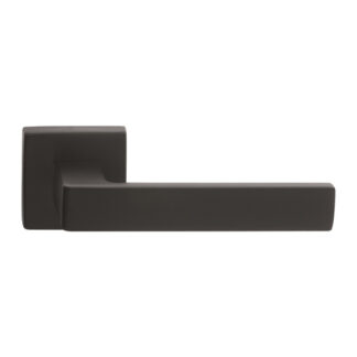 Manital TC5BLK Techna Lever on Square Rose Matt Black (LEAD TIME: 2-3 DAYS)