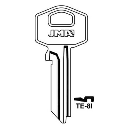 JMA TE-8I Cylinder Key Blank - Image 2
