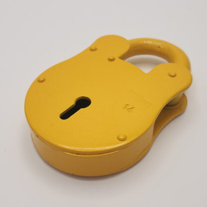 TSS Fire Brigade FB14 Open Shackle Yellow Padlock - Image 2