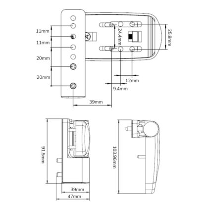 TSS 3D Lift On Flag Hinges for UPVC Doors - Image 2