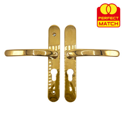 TSS Lever Lever UPVC Multipoint Door Handles - 48mm PZ - Sprung - 160mm Screw Centres - Image 10