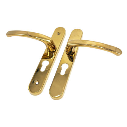 TSS Lever Lever UPVC Multipoint Door Handles - 48mm PZ - Sprung - 160mm Screw Centres - Image 11