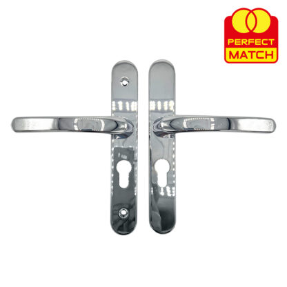 TSS Lever Lever UPVC Multipoint Door Handles - 48mm PZ - Sprung - 160mm Screw Centres - Image 9