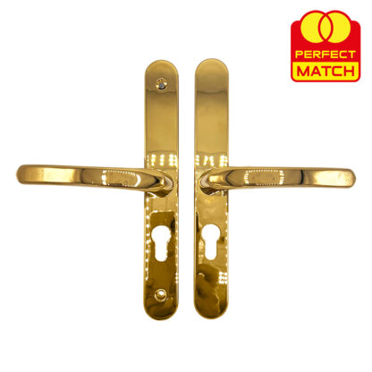 TSS Lever Lever UPVC Multipoint Door Handles - 48mm PZ - Sprung - 200mm Screw Centres - Image 10