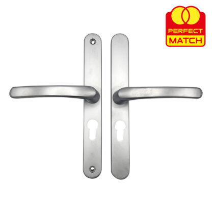 TSS Lever Lever UPVC Multipoint Door Handles - 48mm PZ - Sprung - 215mm Screw Centres - Image 9