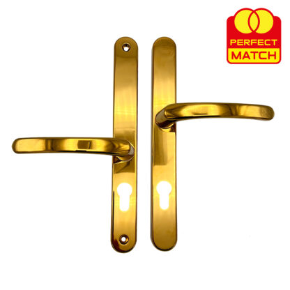 TSS LeverLever Offset UPVC Multipoint Door Handles - 48/87mm PZ - Sprung - 240mm Screw Centres - Image 6