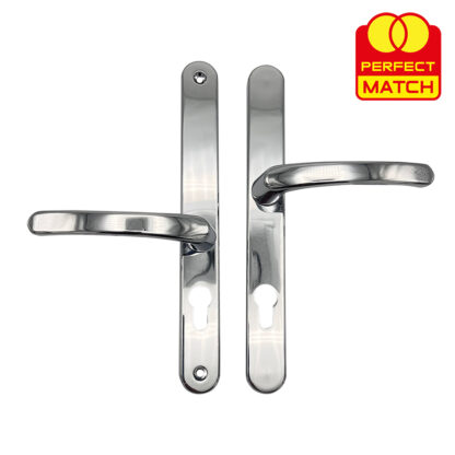 TSS LeverLever Offset UPVC Multipoint Door Handles - 48/87mm PZ - Sprung - 240mm Screw Centres - Image 8