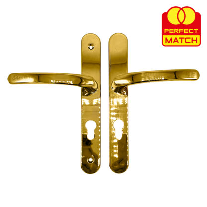TSS Lever Lever UPVC Multipoint Door Handles - 70mm PZ - Sprung - 200mm Screw Centres - 7mm Follower - Image 9