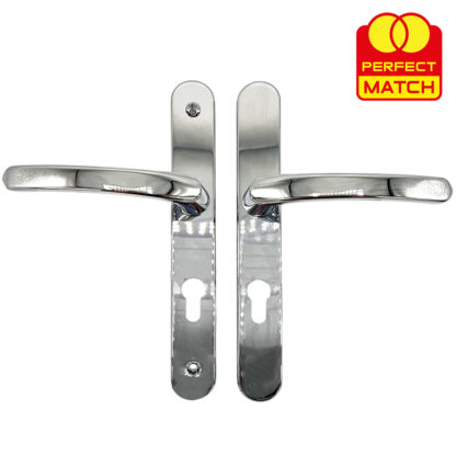 TSS Lever Lever UPVC Multipoint Door Handles - 70mm PZ - Sprung - 200mm Screw Centres - 7mm Follower - Image 8