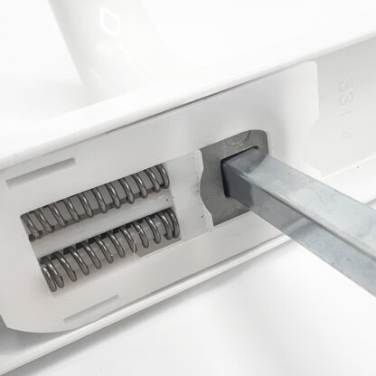 TSS Lever Lever UPVC Multipoint Door Handles - 70mm PZ - Sprung - 200mm Screw Centres - 7mm Follower - Image 5