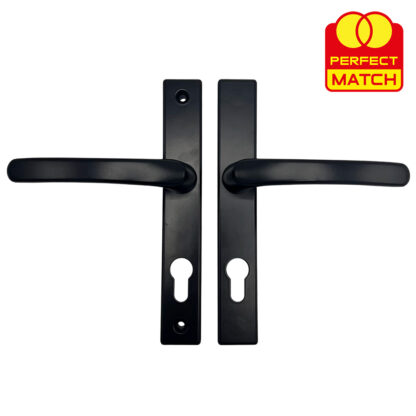 TSS Lever Lever UPVC Multipoint Door Handles - 72mm PZ - Sprung - 180mm Screw Centres - Image 6