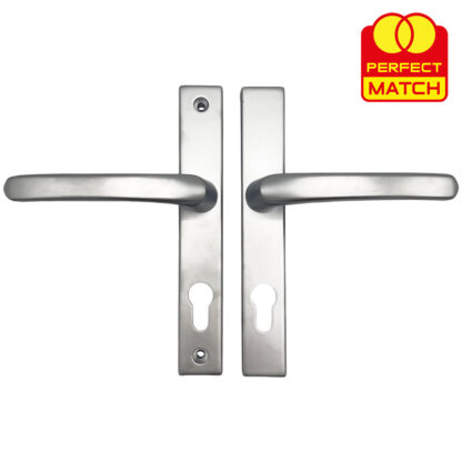 TSS Lever Lever UPVC Multipoint Door Handles - 72mm PZ - Sprung - 180mm Screw Centres - Image 7