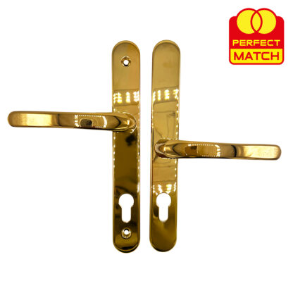 TSS Offset Lever Lever Multipoint Door Handles 92/62mm PZ - Sprung - 200mm Screw Centres - Image 11