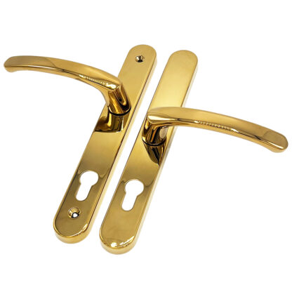 TSS Offset Lever Lever Multipoint Door Handles 92/62mm PZ - Sprung - 200mm Screw Centres - Image 12