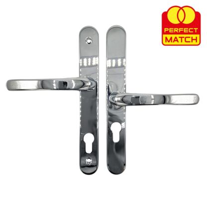 TSS Offset Lever Lever Multipoint Door Handles 92/62mm PZ - Sprung - 200mm Screw Centres - Image 9