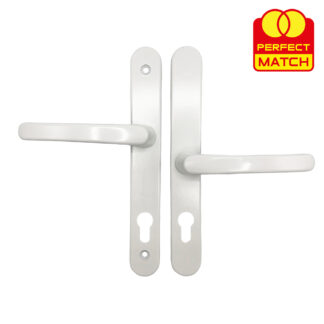 TSS Offset Lever Lever Multipoint Door Handles 92/62mm PZ - Sprung - 200mm Screw Centres
