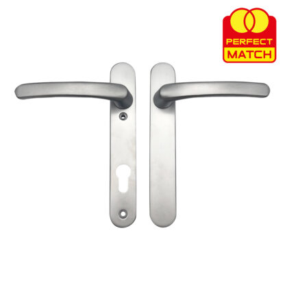 TSS Blank External Lever Lever French Door Multipoint Handles – 92mm PZ Sprung 122mm Screw Centres - Image 9
