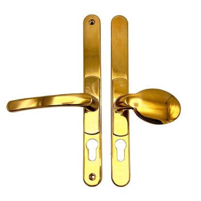 VERSA Lever Pad UPVC Multipoint Adjustable Door Handles - 62-95mm PZ Sprung 260mm Screw Centres - Image 9