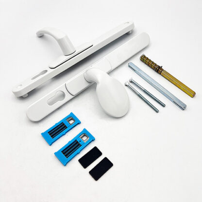 VERSA Lever Pad UPVC Multipoint Adjustable Door Handles - 62-95mm PZ Sprung 260mm Screw Centres - Image 2