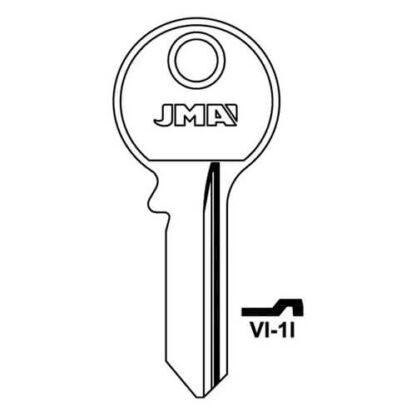 JMA VI-1I Viro 5 Pin Cylinder Key Blank - Image 3