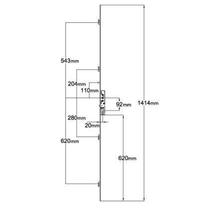 Yale 4 Hook Patio Door Lock - Image 2