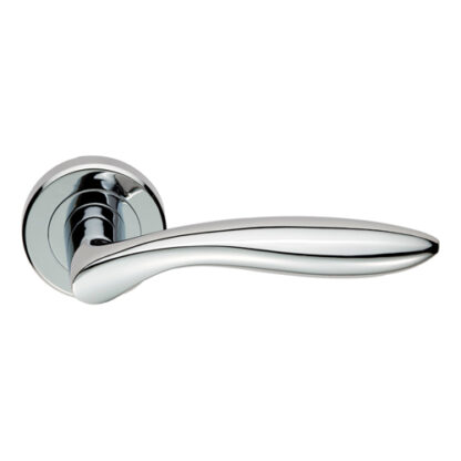 Serozzetta ZIN3131PC Serozzetta Shark Lever on Rose Polished Chrome (LEAD TIME: 2-3 DAYS)