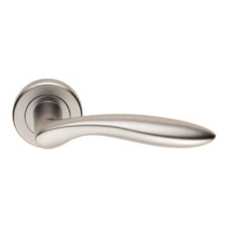 Serozzetta ZIN3131SC Serozzetta Shark Lever on Rose Satin Chrome (LEAD TIME: 2-3 DAYS)