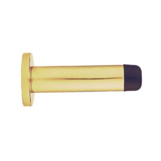 Carlisle Brass AA21 Cylinder Pattern Door Stop - with Rose (LEAD TIME: 2-3 DAYS)
