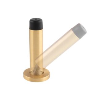 Carlisle Brass AA21S/SB Wall Mounted Door Stop On Rose - Concealed Fix-Satin Brass (LEAD TIME: 2-3 DAYS)