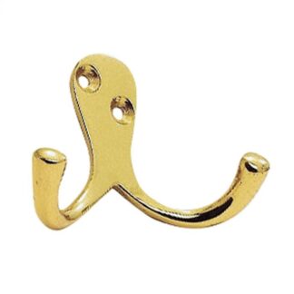 Carlisle Brass AA27 Victorian Double Robe Hook (LEAD TIME: 2-3 DAYS)