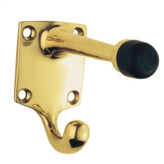 Carlisle Brass AA38 Hat and Coat Hook with Rubber Buffer (LEAD TIME: 2-3 DAYS)