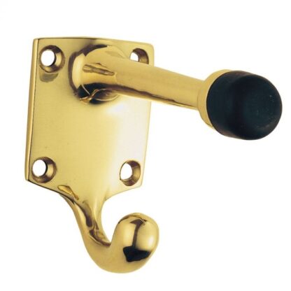 Carlisle Brass AA38 Hat and Coat Hook with Rubber Buffer (LEAD TIME: 2-3 DAYS)