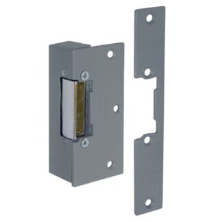 CQR ADCN203-412+S Rim With Mortice Face Plate Electric Release 12V DC Fail Locked, Continuously Rated - Grey (LEAD TIME: 2-3 DAYS)