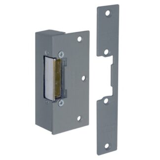 CQR ADCN203-512+S Rim With Mortice Face Plate Electric Release 12V DC Fail Unlocked, Continuously Rated - Grey (LEAD TIME: 2-3 DAYS)
