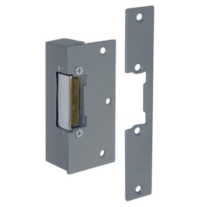 CQR ADCN203-512+S Rim With Mortice Face Plate Electric Release 12V DC Fail Unlocked, Continuously Rated - Grey (LEAD TIME: 2-3 DAYS)