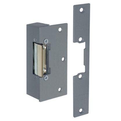 CQR ADCN203-512+SFLX Rim With Mortice Face Plate Electric Release 12V DC Fail Unlocked With Adjustable Jaw, Continuously Rated - Grey (LEAD TIME: 2-3 DAYS)